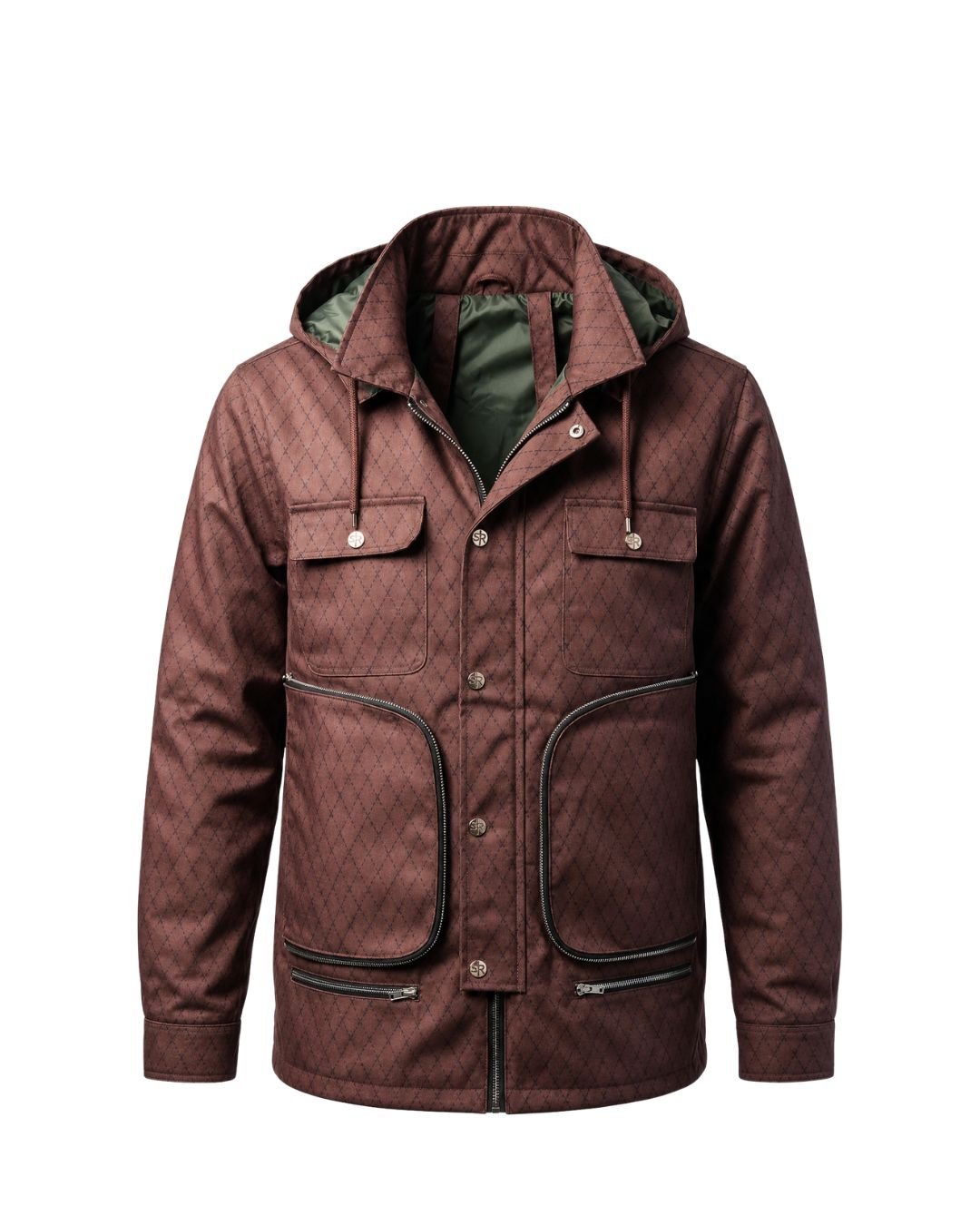 Product shot of Versa Workwear Jacket featuring an endless amount of pockets for everyday storage.