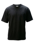 Essential Black oversized essential T-shirt front view 